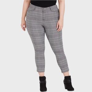 TORRID Modern Stretch Ankle Pant - Black Plaid Houndstooth NWOT